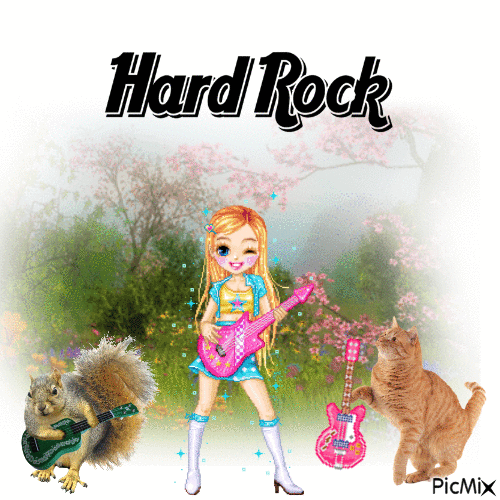 Hard Rock - Ilmainen animoitu GIF