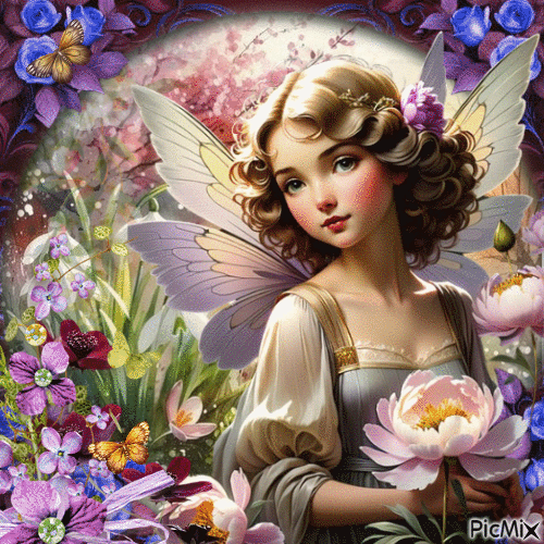 The flower fairy - Free animated GIF