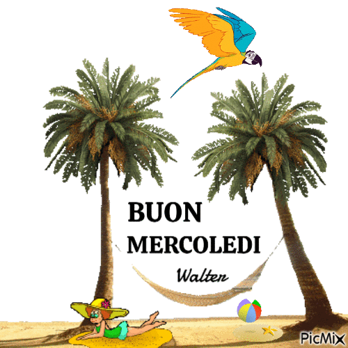 buon mercoledi - Безплатен анимиран GIF