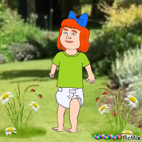 Spring baby 4 - GIF animasi gratis