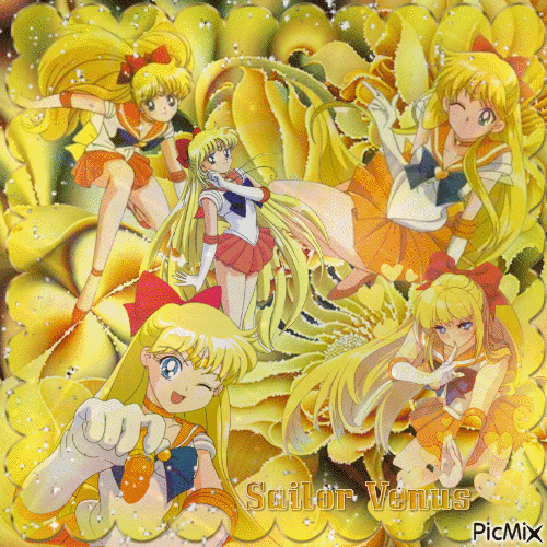Sailor Venus - Nemokamas animacinis gif