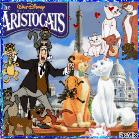 Les Aristochats - Безплатен анимиран GIF