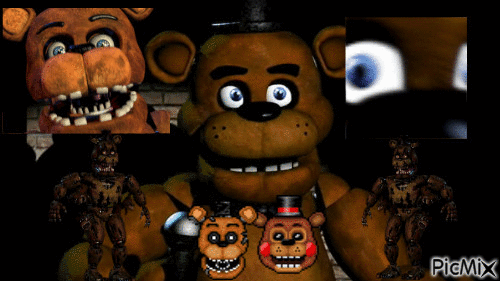 Withered Freddy Jumpscare - Free animated GIF - PicMix