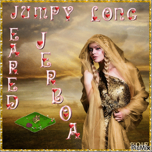 Jumpy Long Eared Jerboa - Gratis geanimeerde GIF