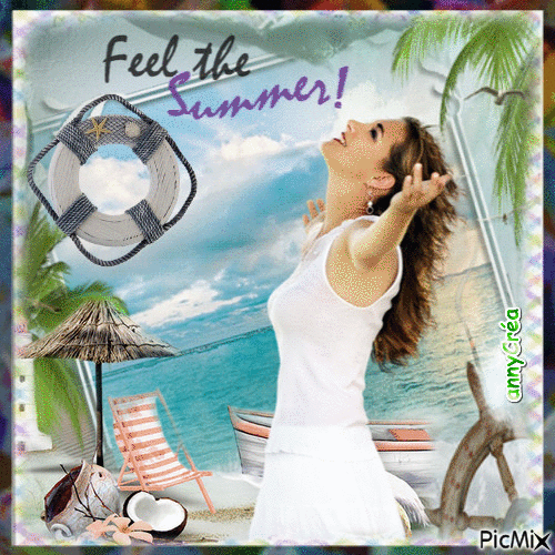Feel the summer - GIF animé gratuit