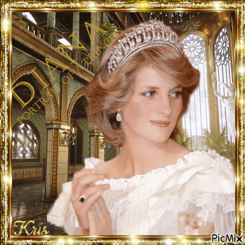 Hommage à la princesse Diana - Bezmaksas animēts GIF