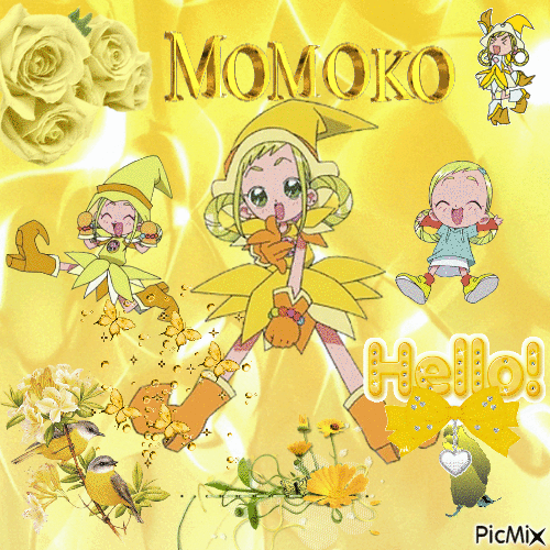 Momoko Asuka Ojamajo Doremi - Animovaný GIF zadarmo