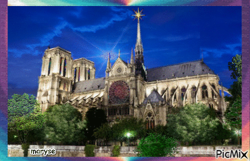 notre dame - Free animated GIF