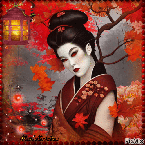 Concours : Geisha - Red and orange tones