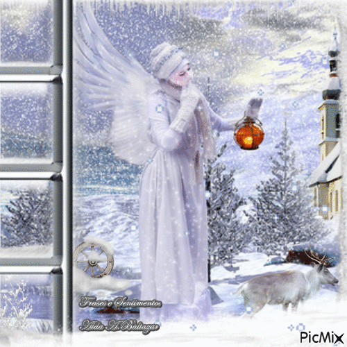 Anjo de Inverno - Gratis animeret GIF
