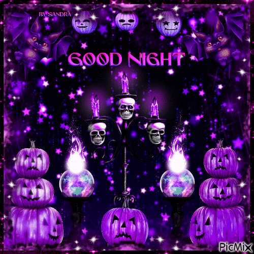 Early Halloween/Good Night - Бесплатни анимирани ГИФ