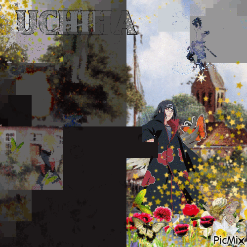 Deidara and itachi and sasuek masterpiece by 40z - Free animated GIF