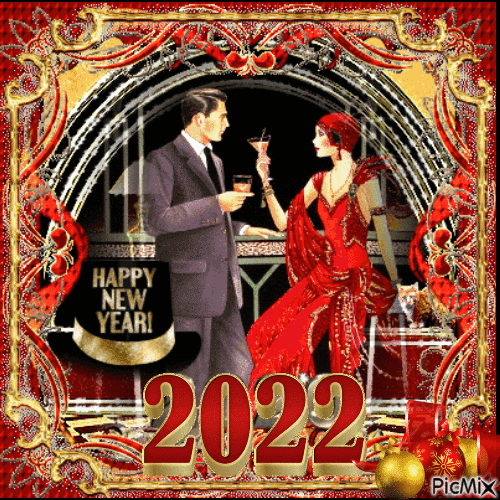 Happy New Year- Art Deco