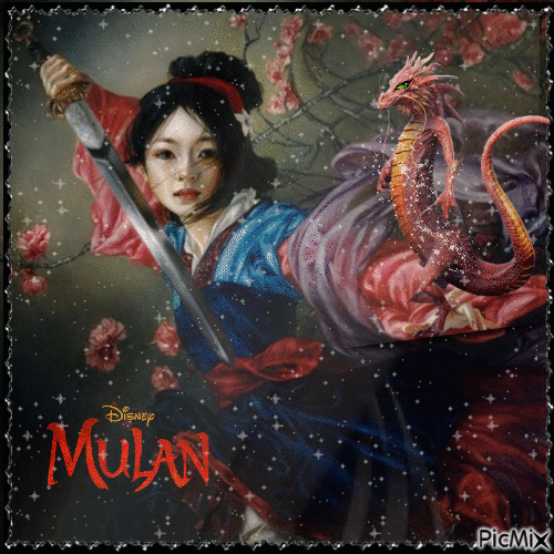 Mulán - Darmowy animowany GIF