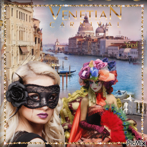 Carnaval en Venecia... - Bezmaksas animēts GIF