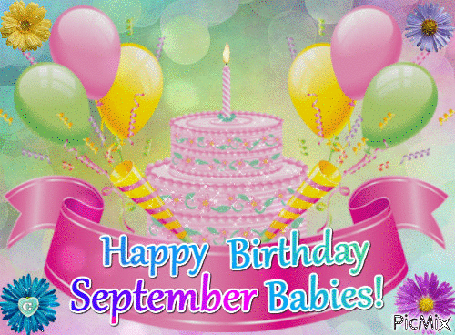 Happy Birthday September Babies - PicMix