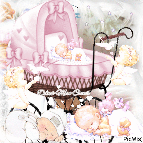 ღ.(✿◠‿◠✿)Bébé dort(✿◠‿◠✿).ღ. - Darmowy animowany GIF