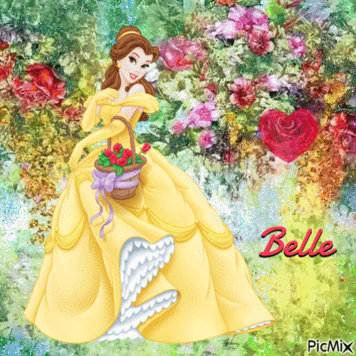 Belle: Rose Maiden - Nemokamas animacinis gif