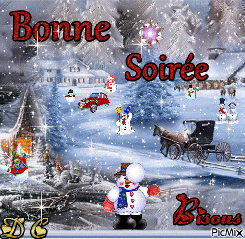 Bonne Soirée - Бесплатный анимированный гифка
