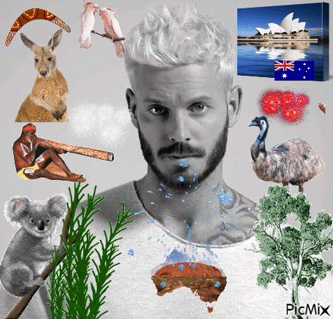 Fête Nationale Australie 2023 "Matt Pokora" - Free animated GIF