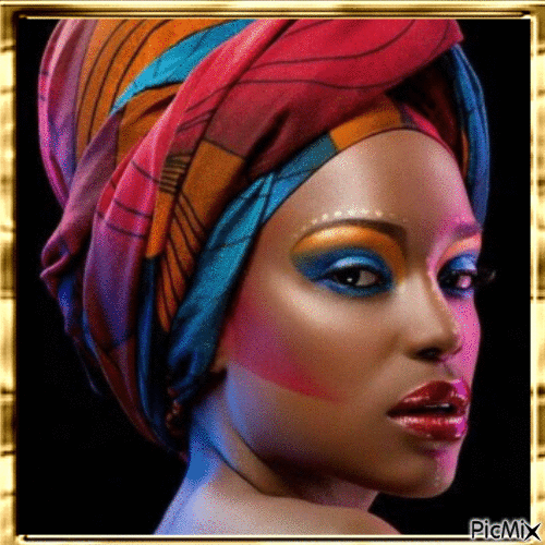 Princesse Africaine - 無料のアニメーション GIF