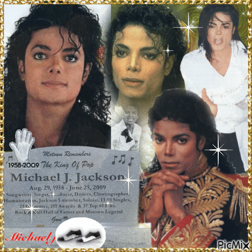THE KING OF POP. . . . MJ - Gratis geanimeerde GIF