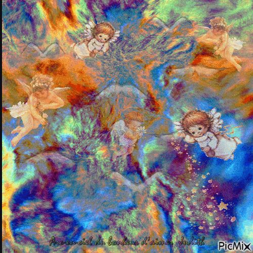 monde des anges - Ilmainen animoitu GIF