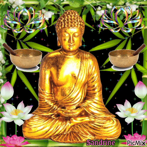 bouddha - Δωρεάν κινούμενο GIF