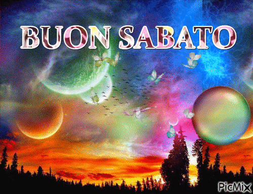 BUON SABATO - Бесплатный анимированный гифка