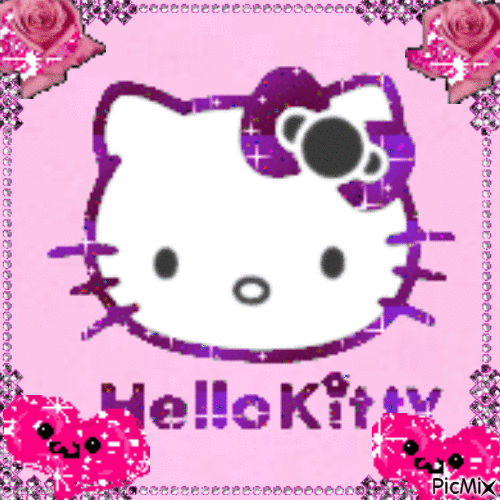 Hello kity - Zdarma animovaný GIF