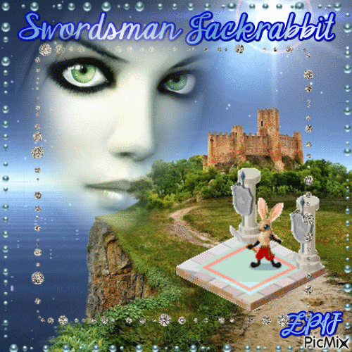 Swordsman Jackrabbit - Ingyenes animált GIF