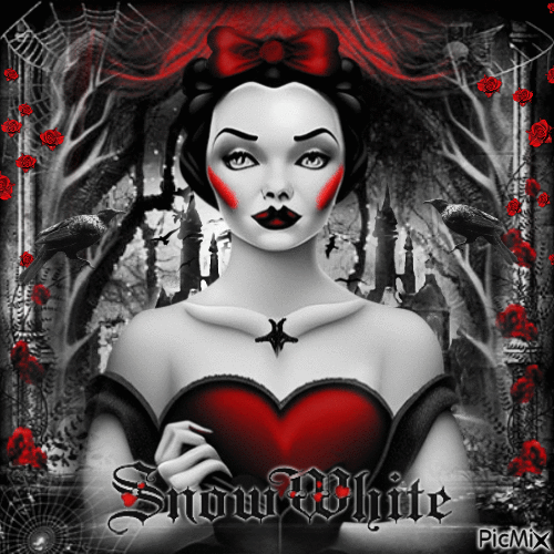 Gothic Snow White - Darmowy animowany GIF