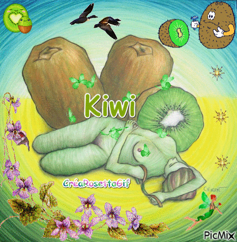 Kiwi - Gratis animeret GIF