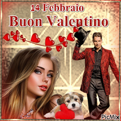 14 Febbraio St Valentino - Δωρεάν κινούμενο GIF
