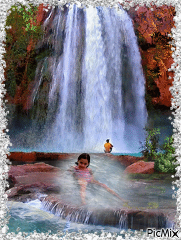 Cachoeira - Nemokamas animacinis gif