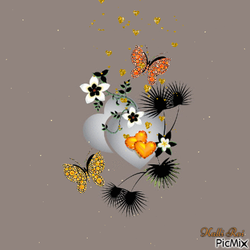Πεταλούδα η καρδιά μου - Ingyenes animált GIF