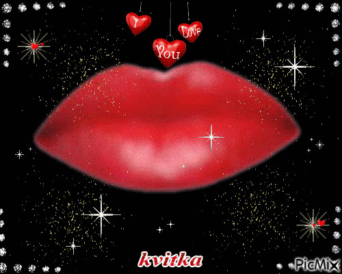 поцелуй - Безплатен анимиран GIF