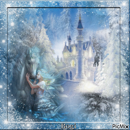 Castle of the Snow Queen... - Zdarma animovaný GIF