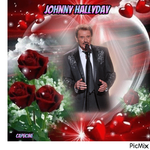 johnny hallyday - GIF เคลื่อนไหวฟรี