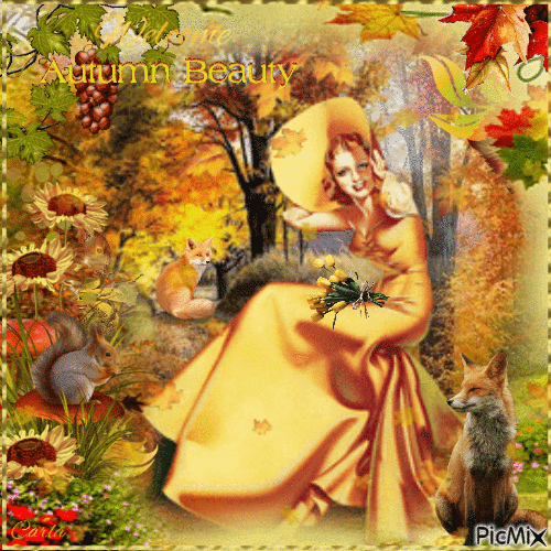 Welcome Autumn Beauty - Ingyenes animált GIF