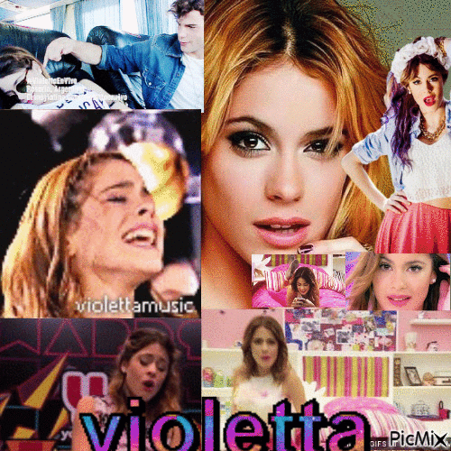 Violetta - GIF animé gratuit