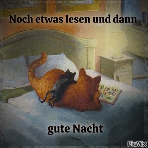 Gute Nacht - Darmowy animowany GIF