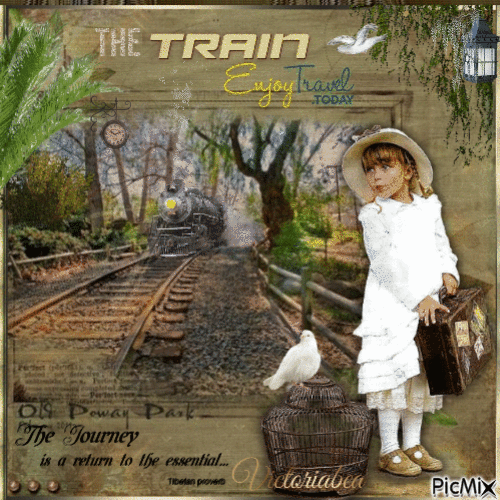 The train - Ingyenes animált GIF