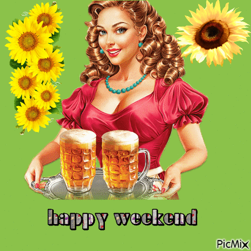 Happy weekend - Безплатен анимиран GIF