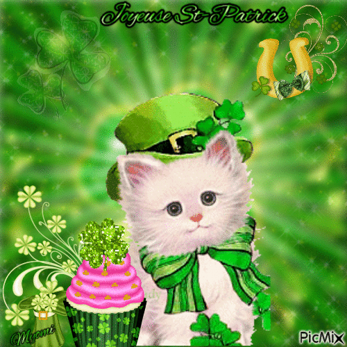 Joyeuse St-Patrick - GIF animé gratuit