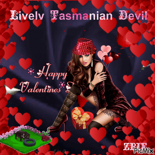 Lively Tasmanian Devil - GIF animado grátis