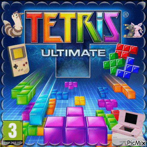 Tetris - Animovaný GIF zadarmo