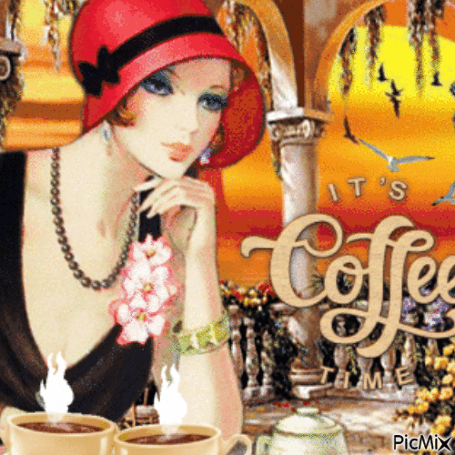Coffee Time - GIF animate gratis