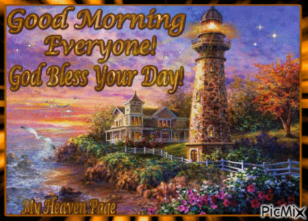 Good Morning Everyone! God Bless Your Day! - Free animated GIF