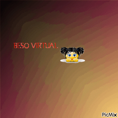 Beijo Virtual ... - Darmowy animowany GIF
